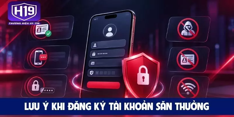 Lưu ý khi đăng ký tài khoản săn thưởng